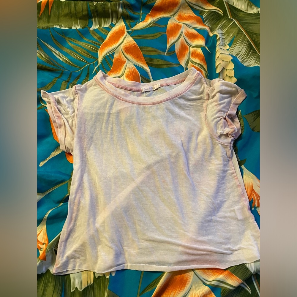 Washed-out crop top